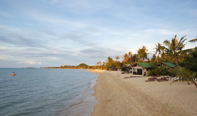 Location villa Koh Samui sur la plage à Maenam