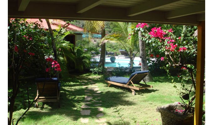 Location Villa de Luxe à St Barth avec piscine privée surplombant la Baie de Marigot - Caraibes - Antilles Françaises