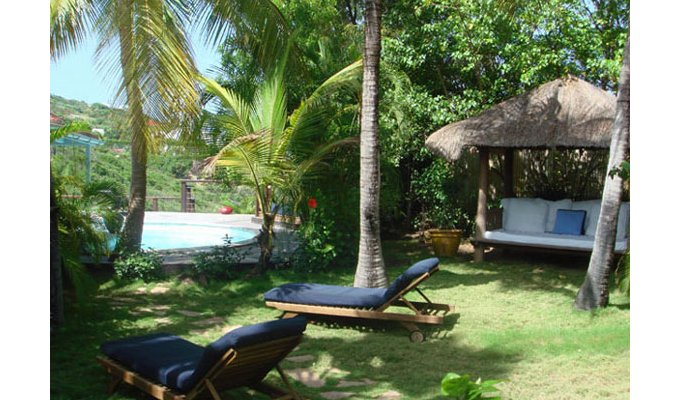 Location Villa de Luxe à St Barth avec piscine privée surplombant la Baie de Marigot - Caraibes - Antilles Françaises